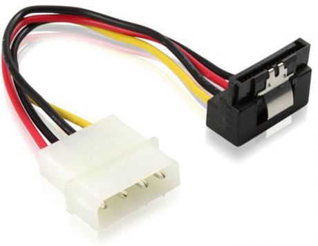 GCR GC-ST202 кабель питания угловой MOLEX 4pin / SATA 15pin (0,15 м)