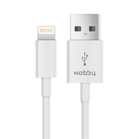 Nobby Connect DT-005, White кабель USB-Lightning (1 м)