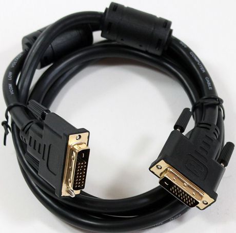 VCOM VDV6300, Black кабель DVI-DVI (1,8 м)