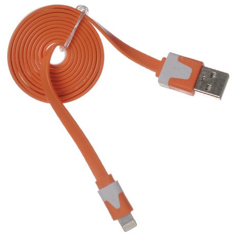 Liberty Project дата-кабель Apple Lightning плоский узкий, Orange