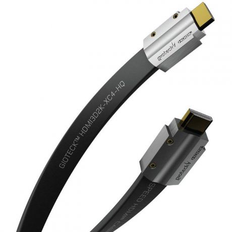 Gioteck XC4-HQ кабель HDMI плоский, Gray 1.8 м