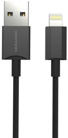 Vention VAI-C02-B100 кабель USB- Lightning, Black (1 м)