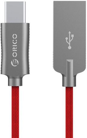 Кабель Orico HCU-10, Red USB 2.0 - USB Type-C (1 м)