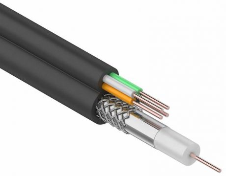 Rexant 01-4022, Black кабель для видеонаблюдения (100 м)
