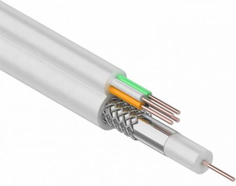 Rexant 01-4021, White кабель для видеонаблюдения (100 м)