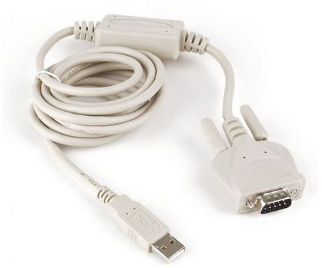 Cablexpert UAS111 адаптер USB-COM, разъёмы AM/DB9M (1,8 м)