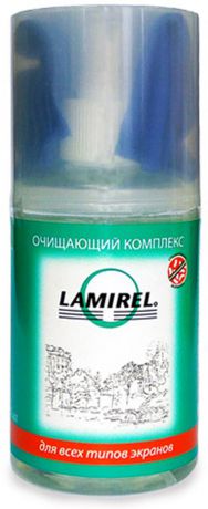 Lamirel LA-92002 антибактериальный очищающий комплекс для экранов + салфетка из микрофибры