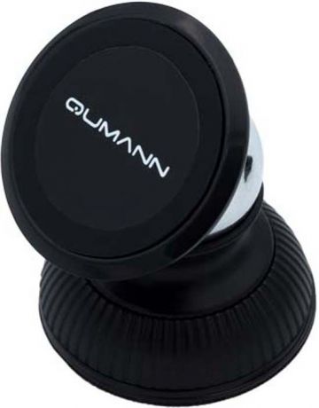 Держатель автомобильный Qumann QHP-01 Panel, для смартфонов 3-5,5", Black