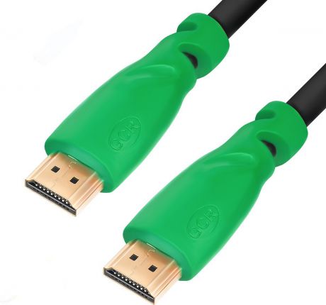 GCR GCR-HM320, Black Green кабель HDMI (2 м)