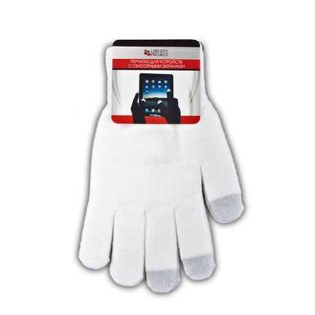 Liberty Project, White перчатки для сенсорных экранов (размер S)