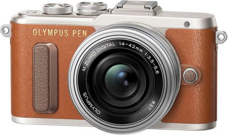 Беззеркальный фотоаппарат Olympus PEN E-PL8 Kit 14-42 EZ, Brown