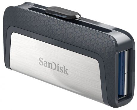 SanDisk Ultra Dual USB Type-C 128 GB, Grey USB-накопитель (SDDDC2-128G-G46)