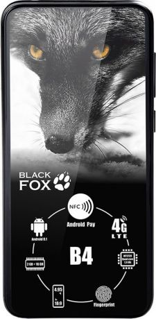 Смартфон Black Fox B4 BMM 543D 2/16GB black