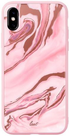 Чехол-накладка Laut Mineral Glass для Apple iPhone XS Max, Pink