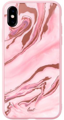 Чехол-накладка Laut Mineral Glass для Apple iPhone X/XS, Pink