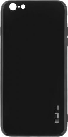 Чехол-накладка Interstep Is Glass для Apple iPhone 6/6S Plus, Black