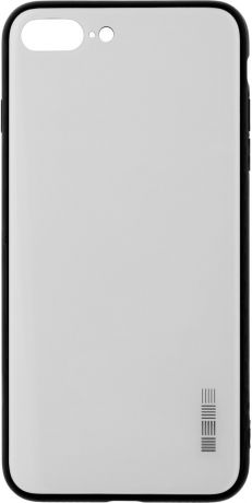 Чехол-накладка Interstep Is Glass для Apple iPhone 7/8 Plus, White