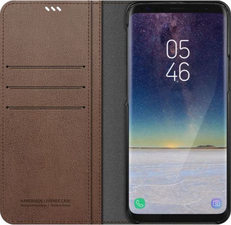 Чехол Samsung для Samsung Galaxy S9+ Mustang Diary, 1047515, коричневый