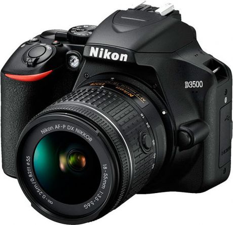 Зеркальная фотокамера Nikon D3500 18-55mm non VR, цвет: черный