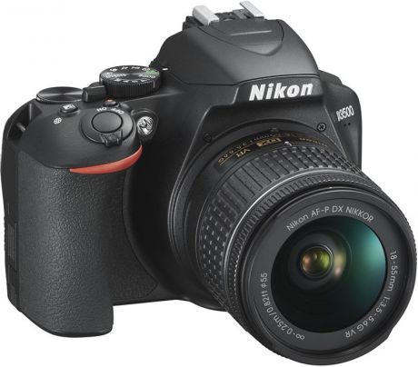 Зеркальная фотокамера Nikon D3500 18-55mm VR, цвет: черный