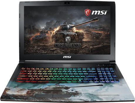 Игровой ноутбук MSI GP62 8RC WOT Edition, 9S7-16JF52-053, 15.6", черный