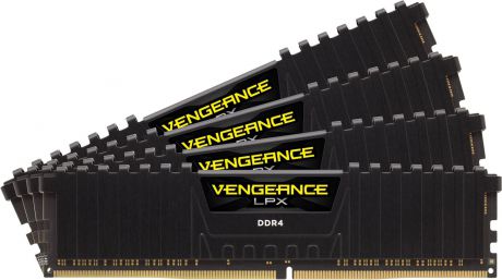 Модуль оперативной памяти Corsair DDR4 4x16Gb 2400MHz, CMK64GX4M4A2400C16