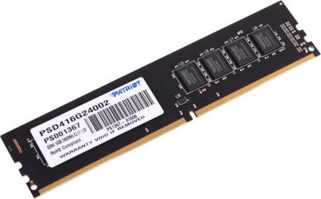 Модуль оперативной памяти Patriot DDR4 16Gb 2400MHz, PSD416G24002