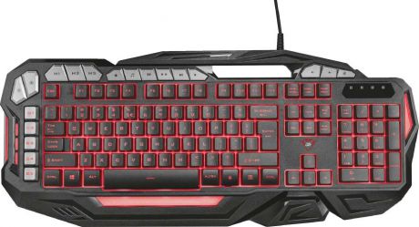 Клавиатура Trust GXT 285 Advanced Gaming Keyboard, цвет: черный, серый