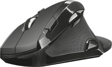 Мышь Trust Vergo Wireless Ergonomic Comfort, беспроводная, цвет: черный, серый