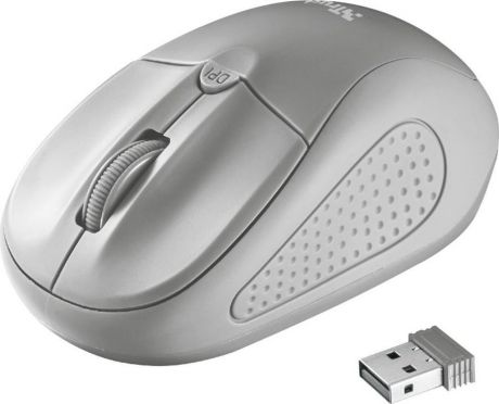 Мышь Trust Primo Wireless, беспроводная, цвет: серый