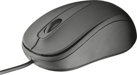Мышь Trust Ziva Compact, проводная, цвет: черный, серый