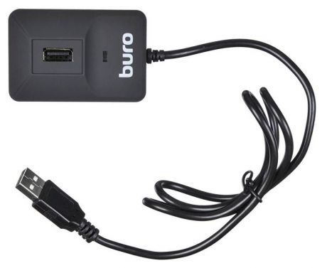 Устройство чтения карт памяти Buro USB2.0, BU-CR/HUB3-U2.0-0688, черный
