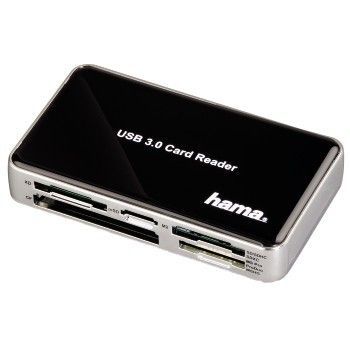 Устройство чтения карт памяти USB3.0 Hama H-39878, 00039878, черный
