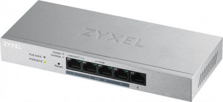 Коммутатор Zyxel управляемый, GS1200-5HPV2-EU0101F