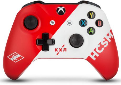 Контроллер беспроводной кастомизированный Microsoft Xbox One "КХЛ. Спартак" RAINBO RBW-XB047