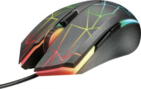 Игровая мышь Trust GXT 170 Heron, проводная, цвет: черный, серый