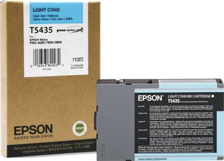 Картридж Epson T5435 (C13T543500), светло-голубой