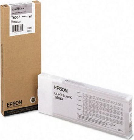 Картридж Epson T6067 (C13T606700), серый