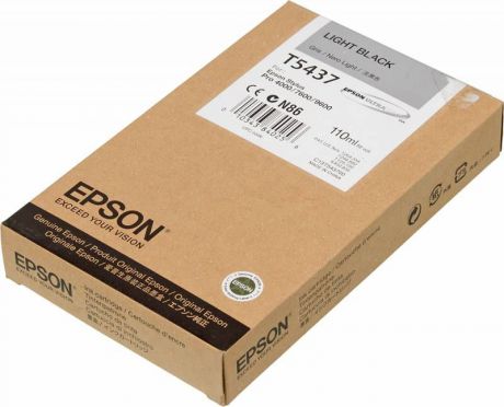 Картридж Epson T5437 (C13T543700), серый