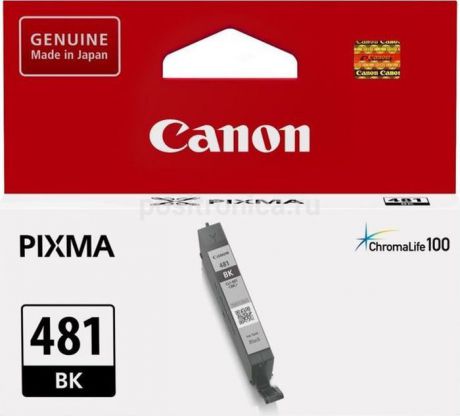 Картридж Canon CLI-481 для Canon Pixma TS6140/TS8140TS/TS9140/TR7540/TR8540, 1010557, Black