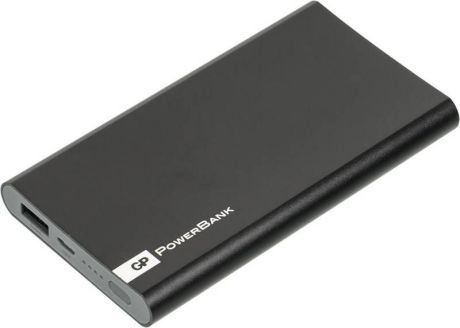 Мобильный аккумулятор GP Portable PowerBank FP05M Li-Pol 5000mAh 2.1A 1xUSB, цвет: черный