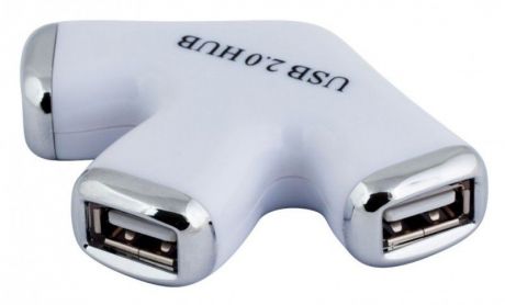 Разветвитель PC Pet Paw USB 2.0, 3 порта, цвет белый