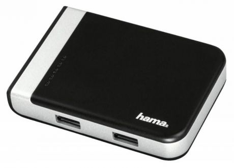 Разветвитель Hama Kombi USB 3.1, 2 порта, цвет черный