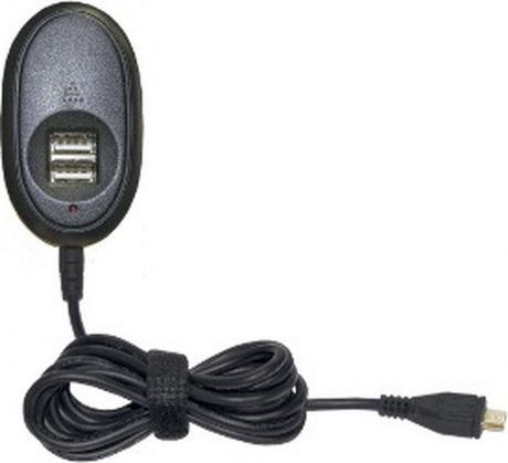Ginzzu GA-3412UB, Black сетевое зарядное устройство + кабель micro USB