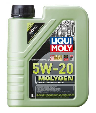 Масло моторное Liqui Moly "Molygen New Generation", НС-синтетическое, 5W-20, 1 л
