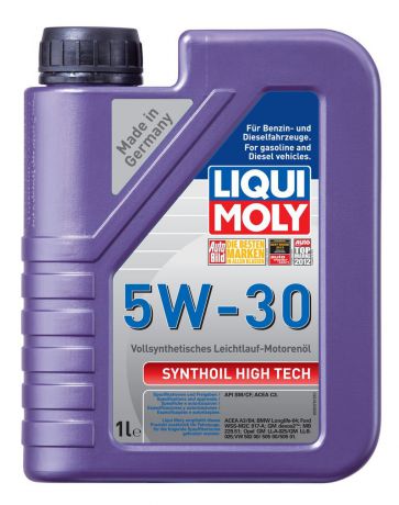 Масло моторное Liqui Moly "Synthoil High Tech", синтетическое, 5W-30, 1 л