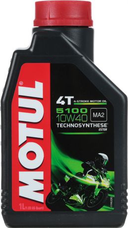 Масло моторное Motul "5100 4T. Technosynthese", синтетическое, 10W-40, 1 л