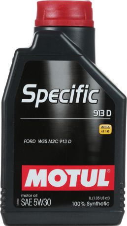 Масло моторное Motul "Specific 913D", синтетическое, 5W-30, 1 л