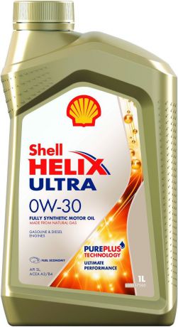 Масло моторное Shell Helix Ultra, 0W-30, синтетическое, 1 л