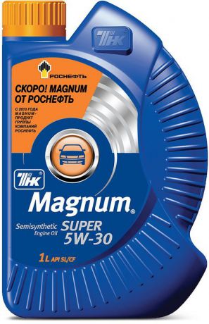 Масло моторное ТНК "Magnum Super", полусинтетическое, класс вязкости 5W-30 , 1 л